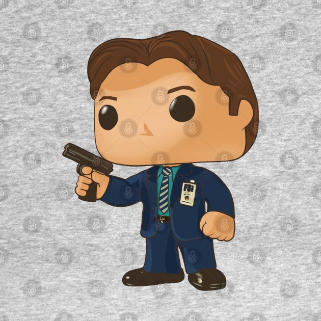 Funko pop fox Mulder by Mimie20